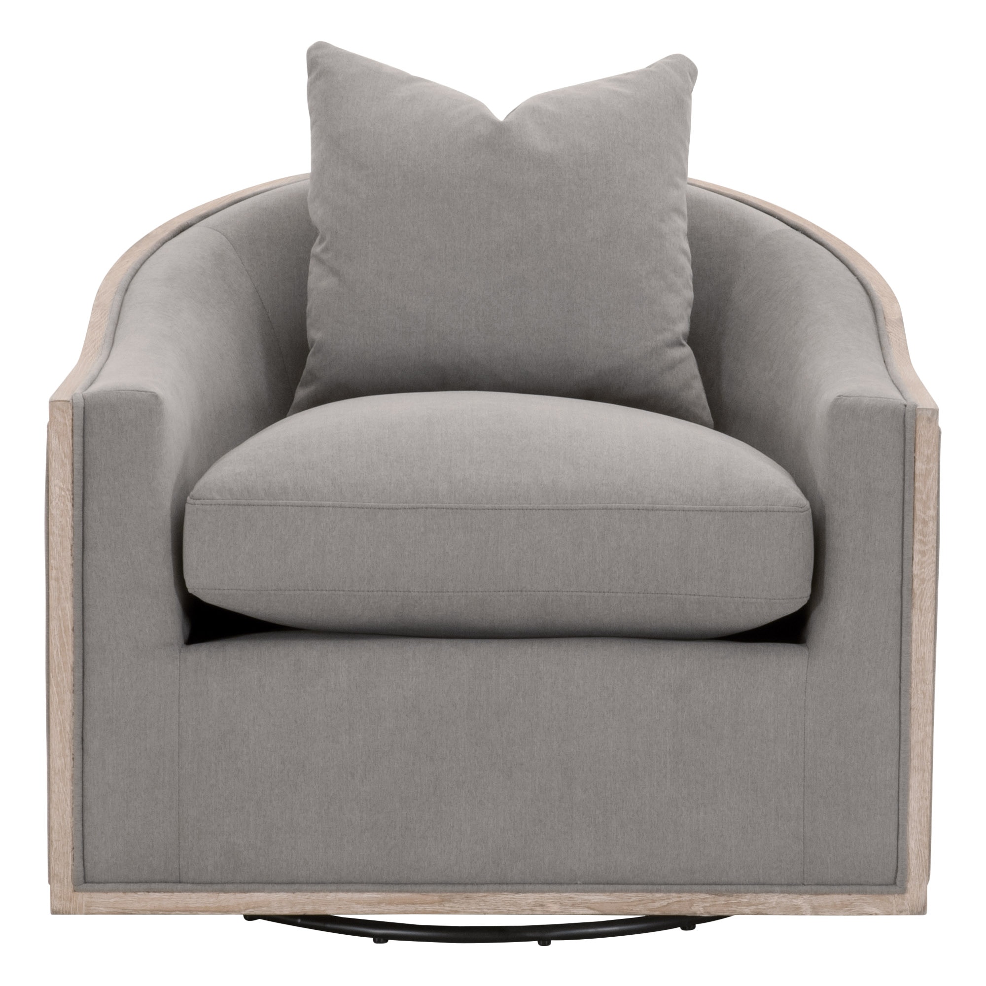 Hand shaped swivel online chair